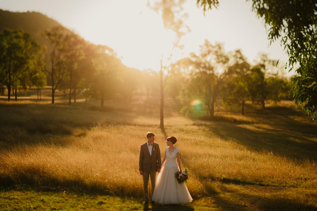 perfect sunset adams peak country estate hunter valley wedding