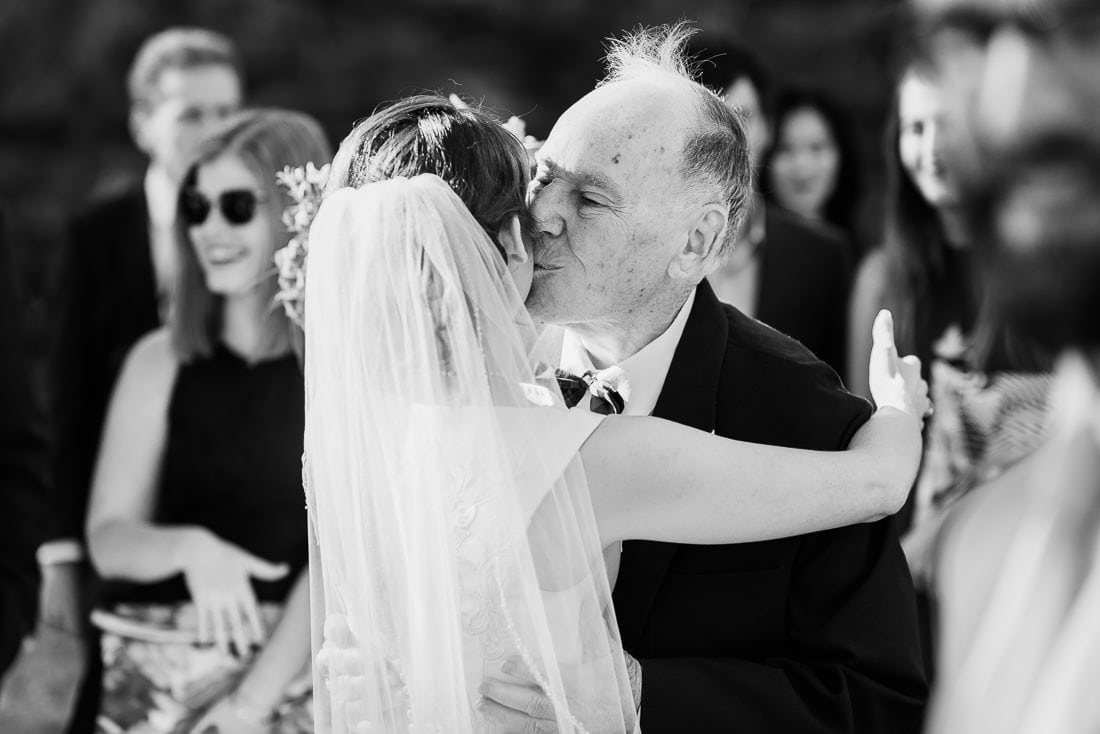 grandfather kiss wedding congratulations